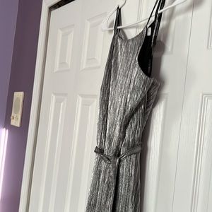 Formal Chrome Floor Length Dress